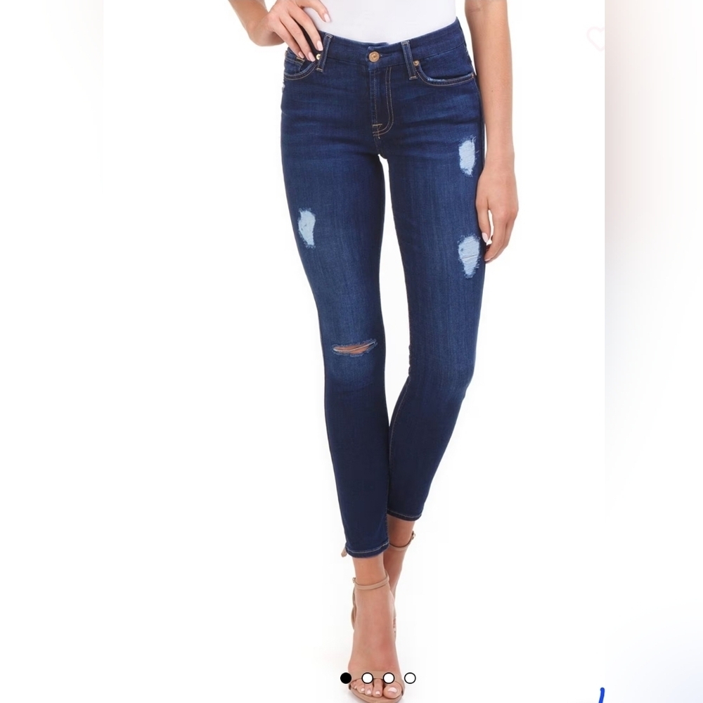 7 For All Mankind B(air) THE ANKLE SKINNY JEANS SIZE 30